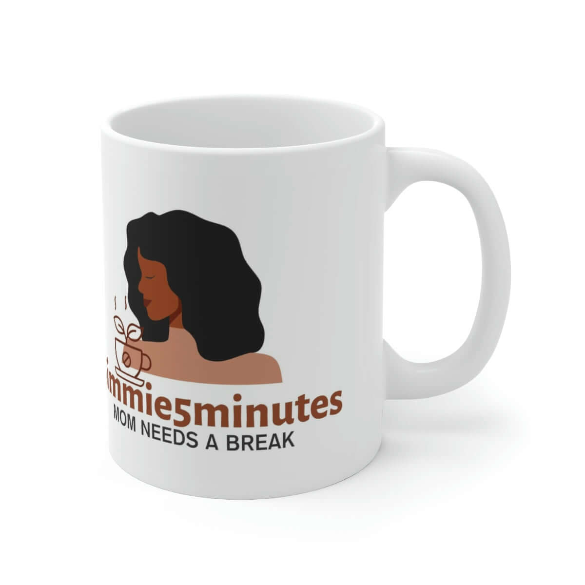 Mama Coffee Roast Mug Left View | Gimmie 5 Minutes